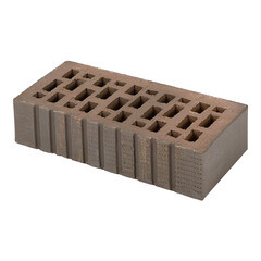 Кирпич облицовочный пустотелый красный флешинг М150/175 250х120х65 мм 1NF ЛСР (РКЗ) - фото 13