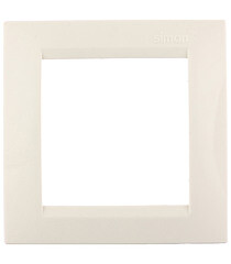 Рамка Simon 15 одноместная слоновая кость (1500610-031) - фото 1
