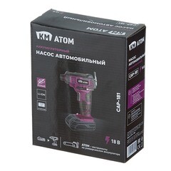 Насос автомобильный аккумуляторный КМ АТОМ 18 В без АКБ и ЗУ (CAP-181) - фото 4