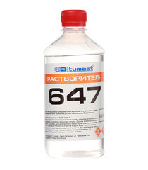 Изображение товара Растворитель 647 Bitumast 0,4 кг/0,5 л ГОСТ