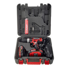 Дрель-шуруповерт аккумуляторная Зубр ДШЛ-145-22 14,4 В 2 Ач Li-Ion 2 АКБ и ЗУ - фото 4