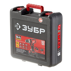 Дрель-шуруповерт аккумуляторная Зубр ДШЛ-145-22 14,4 В 2 Ач Li-Ion 2 АКБ и ЗУ - фото 6