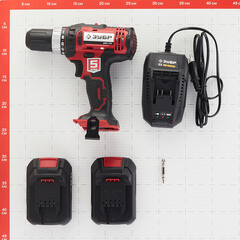 Дрель-шуруповерт аккумуляторная Зубр ДШЛ-145-22 14,4 В 2 Ач Li-Ion 2 АКБ и ЗУ - фото 5