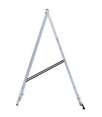 Лестница алюминиевая трансформер двухсекционная 9 ступеней Новая высота бытовая - фото 8