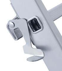 Лестница алюминиевая трансформер двухсекционная 9 ступеней Новая высота бытовая - фото 3