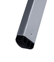 Лестница алюминиевая трансформер двухсекционная 9 ступеней Новая высота бытовая - фото 6