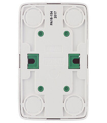 Розетка Hegel Alfa накладная белая со шторками (РА16-154) - фото 4