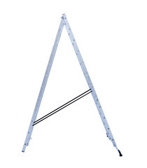 Лестница алюминиевая трансформер двухсекционная 12 ступеней Новая высота бытовая - фото 10