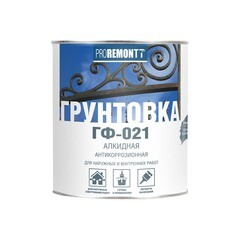 Грунт ГФ-021 ПРОРЕМОНТ красно-коричневый 0,9 кг