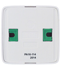 Розетка Hegel Alfa накладная белая со шторками (РА16-114) - фото 2