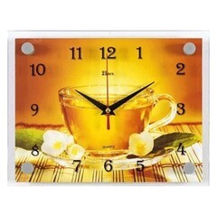 Часы настенные 20х26 см Рубин Чашечка чая (2026-893)