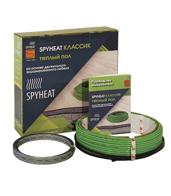 Изображение товара Теплый пол кабельный SPYHEAT Классик 750 Вт, 6,3 м² для ванной