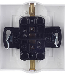 Розетка Simon 15 встраиваемая белая (1590459-030) - фото 6