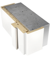 Доборная планка телескопическая Next 1 150х10х2150 мм ПВХ эмалит белая (1 шт.) - фото 4