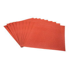 Шлифовальный лист на бумажной основе оксид алюминия водостойкий Р80 220х270 мм 10 шт