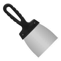 Шпательная лопатка Мастер нержавеющая сталь 0,45 мм пластиковая рукоятка 100х100 мм