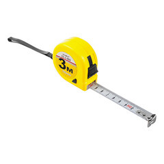Рулетка Т1 корпус ABS-пластик трехслойное покрытие ленты две кнопки фиксации 3 мх16 мм