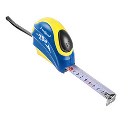 Рулетка Remospace корпус ABS-пластик резиновые вставки усиленная лента автостоп 7,5 мх25 мм