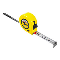 Рулетка Т1 корпус ABS-пластик трехслойное покрытие ленты две кнопки фиксации 7,5 мх25 мм