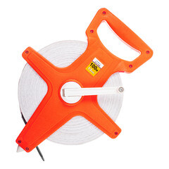 Мерная лента фибергласовая геодезическая из ПВХ 100 мх13 мм