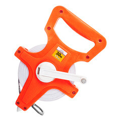 Мерная лента фибергласовая геодезическая из ПВХ 30 мх13 мм