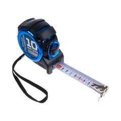 Рулетка RemoStar обрезиненный корпус усиленная лента автостоп 10 мх25 мм