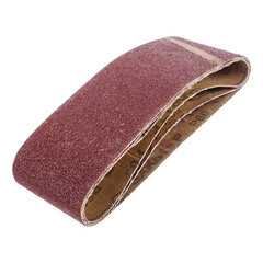 Лента абразивная на тканевой основе Р60 75х457 мм 3 шт