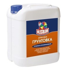 Грунтовка акриловая Olecolor глубокого проникновения 5 кг