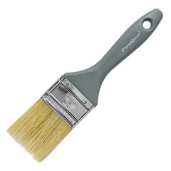 Кисть плоская натуральная щетина Ремоколор евро-пласт 50 мм