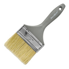 Кисть плоская натуральная щетина Ремоколор евро-пласт 100 мм