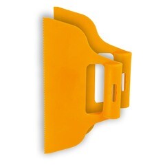 Шпатель для клея пластмассовый зубчатый 230 мм зуб 2х2 мм