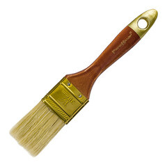 Кисть плоская натуральная щетина Ремоколор профи 38 мм