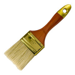 Кисть плоская натуральная щетина Ремоколор профи 63 мм