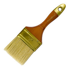 Кисть плоская натуральная щетина Ремоколор профи 75 мм