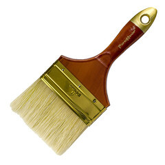 Кисть плоская натуральная щетина Ремоколор профи 100 мм