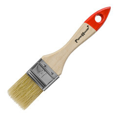 Кисть плоская натуральная щетина Ремоколор стандарт 38 мм