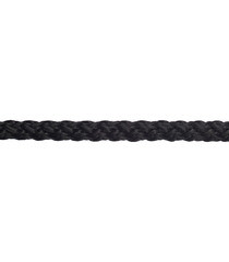 Изображение товара Шнур вязаный полипропиленовый 8 прядей черный d4 мм 50 м без сердечника
