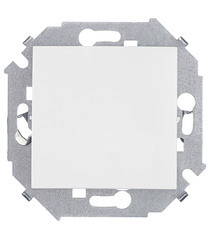 Изображение товара Выключатель Simon 15 одноклавишный встраиваемый белый (1591101-030)