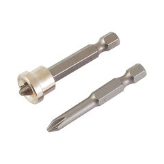 Биты с о граничителем глубины и без PH2-50 мм 2 шт