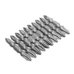 Биты двухсторонние сталь S2 Ph2-Ph 1х45 мм 10 шт