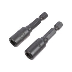 Биты с торцевыми головками сталь CrV 1/4 Е 6 мм-45 мм 2 шт