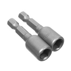 Биты с торцевыми головками сталь CrV 1/4 Е 8 мм-45 мм 2 шт