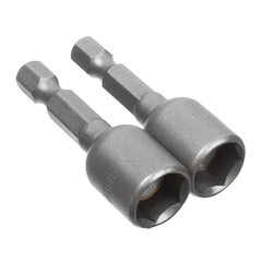 Биты с торцевыми головками сталь CrV 1/4 Е 10 мм- 45 мм 2 шт