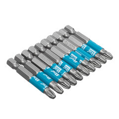 Биты профессиональные сталь S2 1/4 Е PZ 3х50 м млента 10 шт