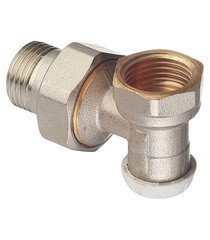 Клапан запорный угловой Tiemme 1/2 НР(ш) х 1/2 ВР(г) для радиатора (3230001) - фото 6