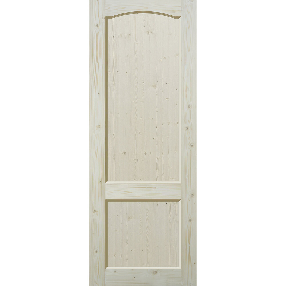 Изображение товара Межкомнатная дверь из массива хвойных пород 700x2000 мм, глухая, натуральный цвет