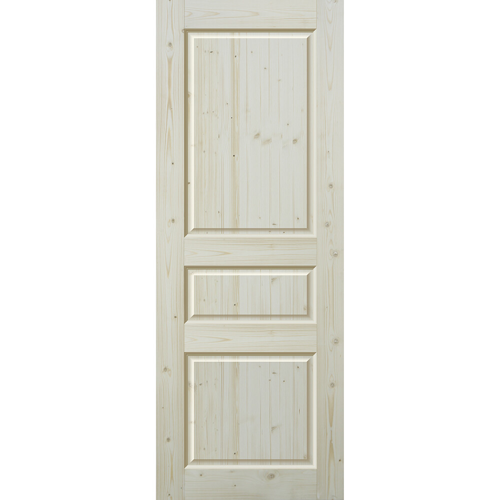 Дверь межкомнатная 3Ф-2 600х2000 мм массив без покрытия глухая