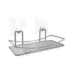 Полка для ванной Kleber Lite 250х145х120 мм металл/силикон хром (KLE-LT032/8563)