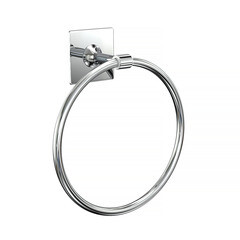 Полотенцедержатель кольцо Kleber Expert d160 мм на силиконе металл хром (KLE-EX011/9853)
