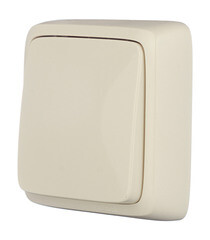 Выключатель Hegel Alfa одноклавишный накладной слоновая кость (ВА10-113-01) - фото 3
